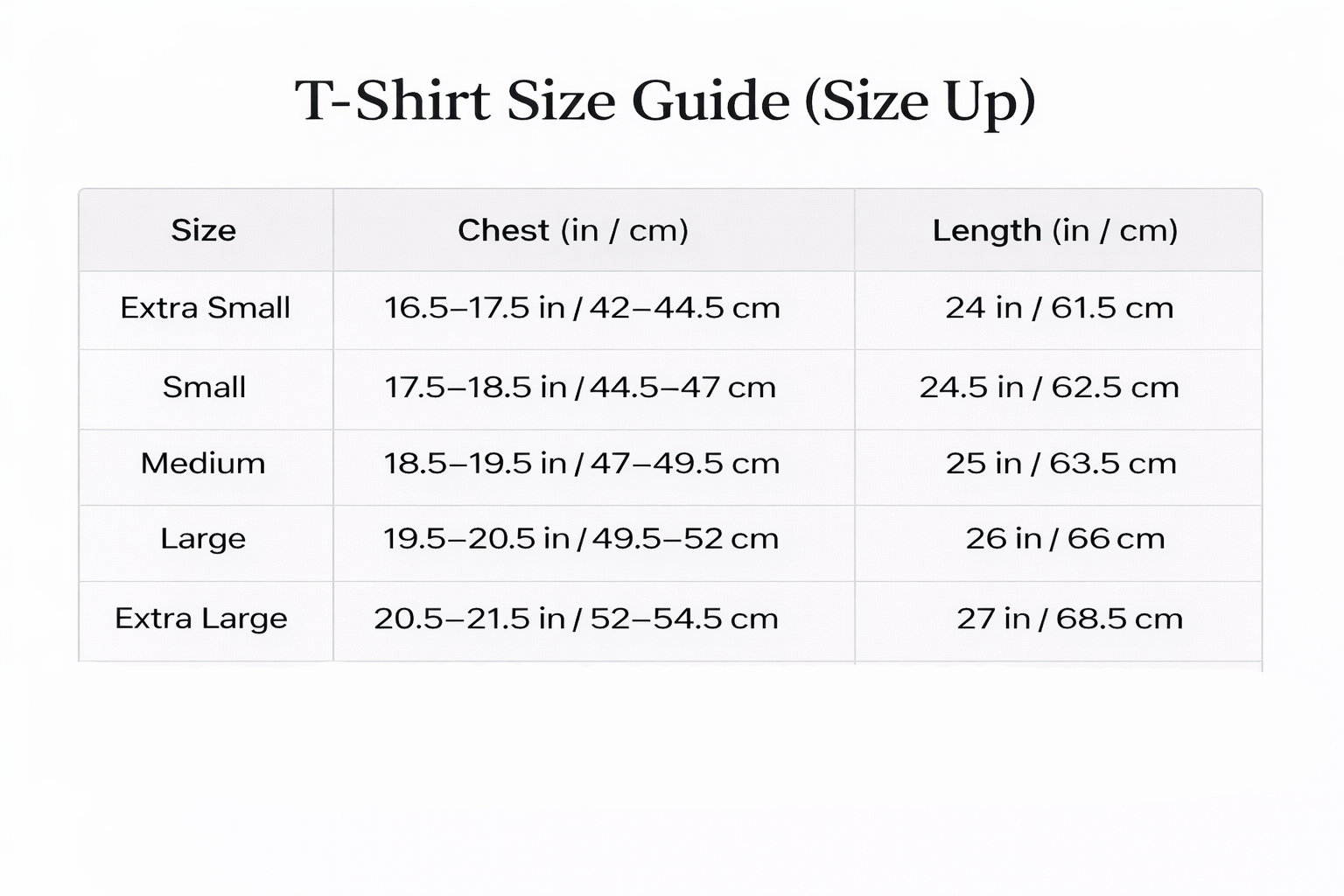 Signature Lucid Tee (SIZE UP)